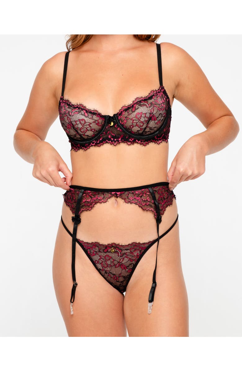 One Empire Giselle Lingerie Set, Main, color, Purple