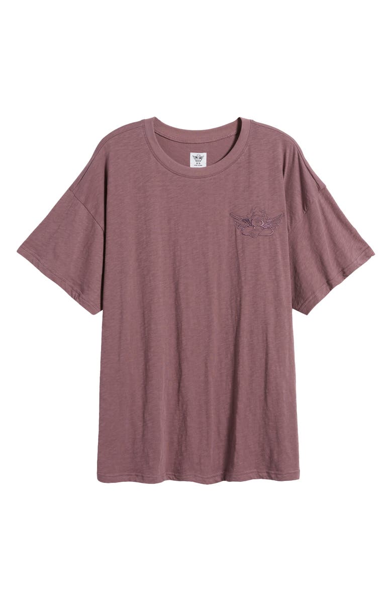 BOYS LIE Fool's Gold Embroidered Logo Slub Cotton T-Shirt, Alternate, color,