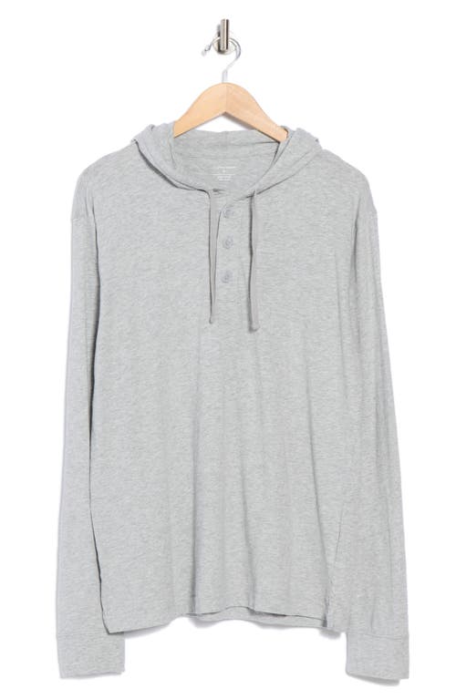 14th & Union Slub Cotton Hoodie In Gray