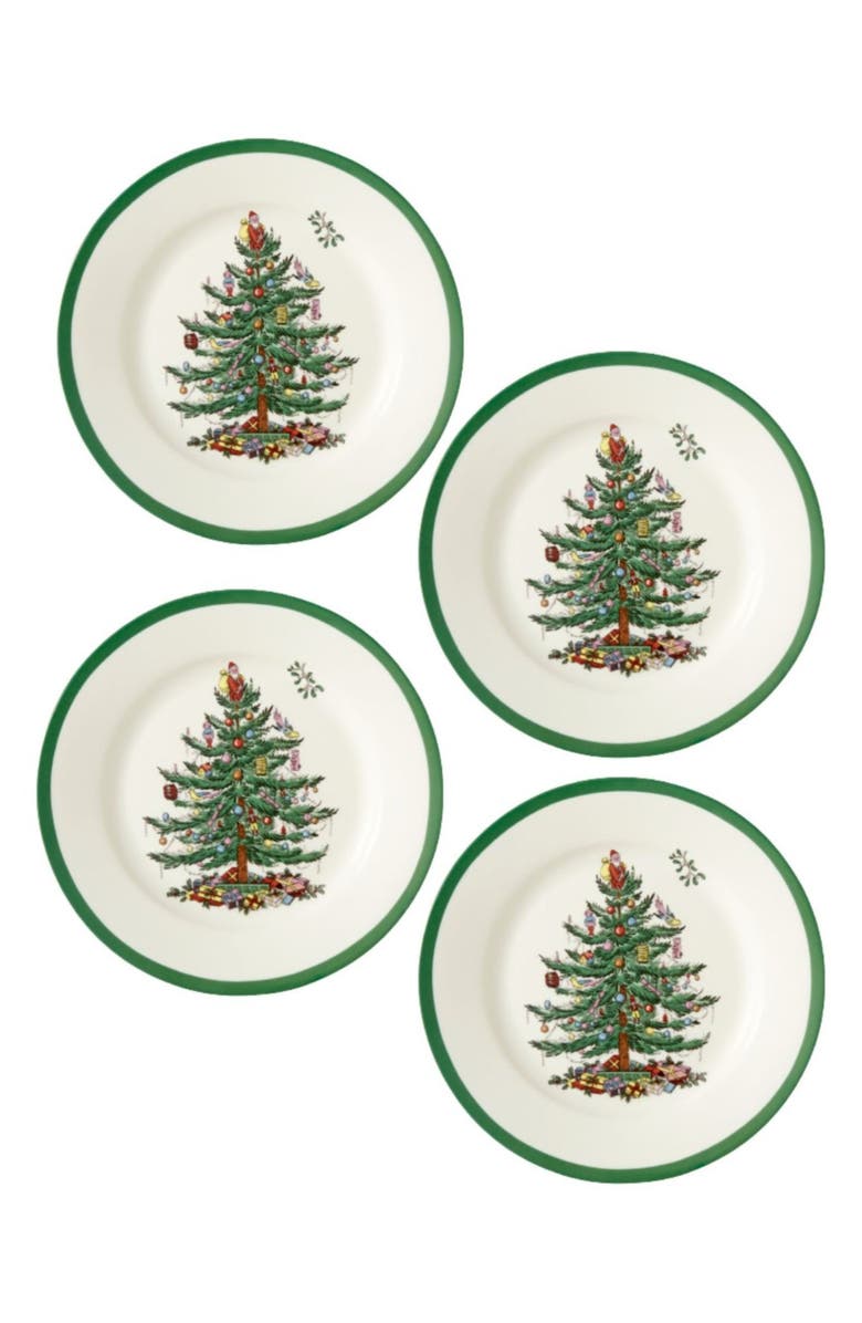 Spode Christmas Tree Holly 12-Piece Dinnerware Set, Alternate, color,