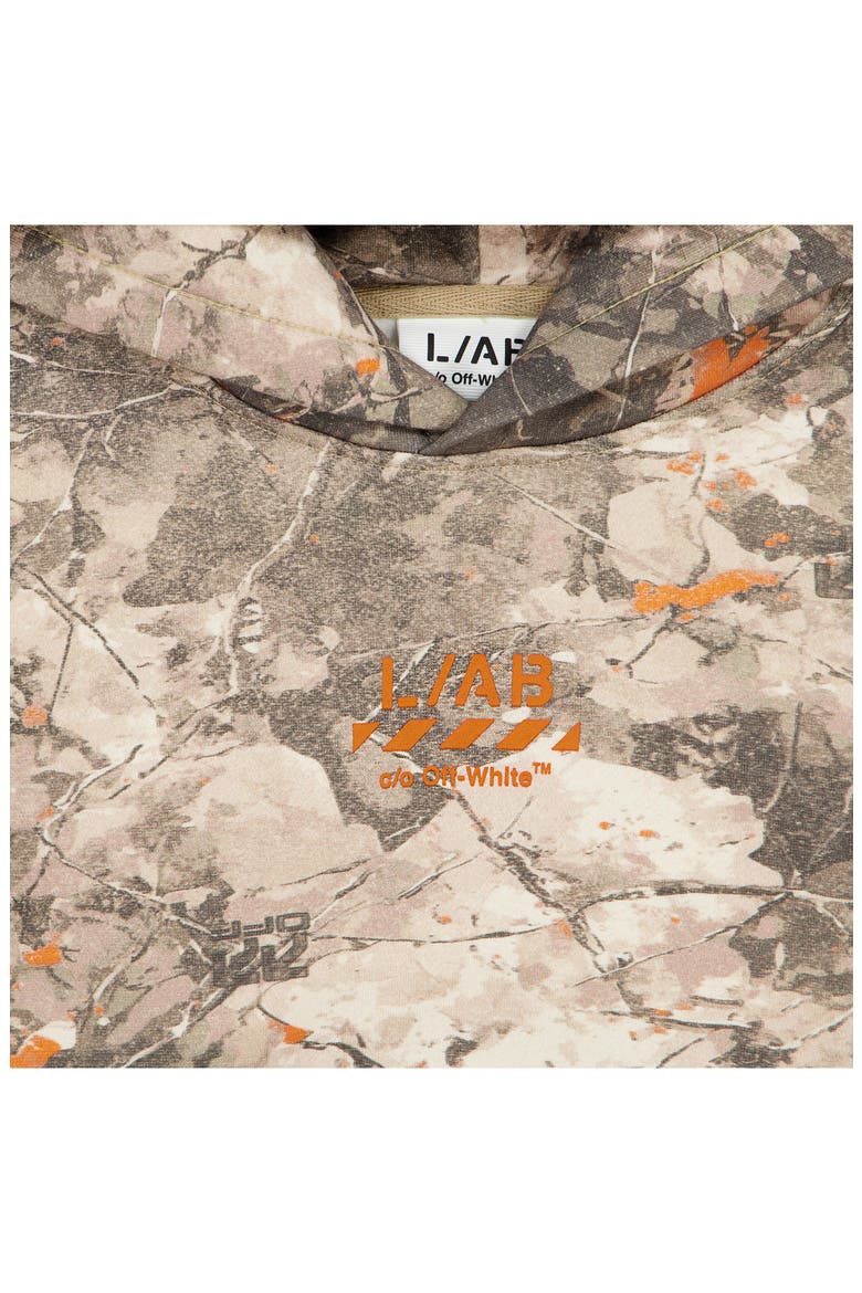 Kids' Camo Printed Diag Hoodie, Alternate, color, CORNSTALK