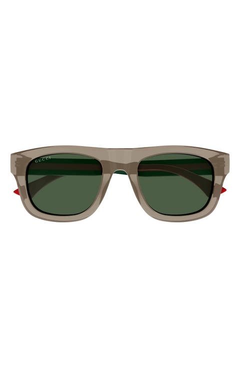 52mm Square Sunglasses