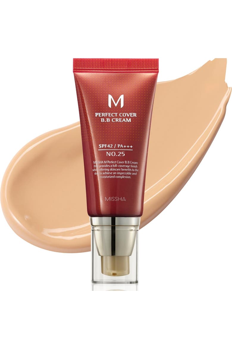 M Perfect Cover BB Cream SPF 42 PA+++, Main, color, No.25 (WARM BEIGE)