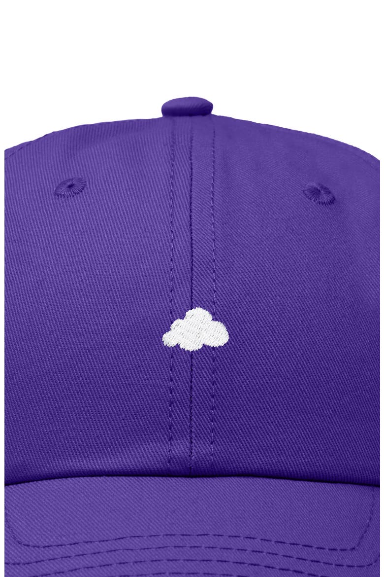 Lil Cloud Dad Cap, Alternate, color, Purple