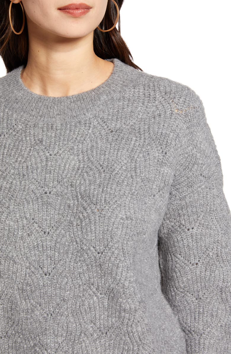 Treasure & Bond Pointelle Stitch Pullover, Alternate, color, 