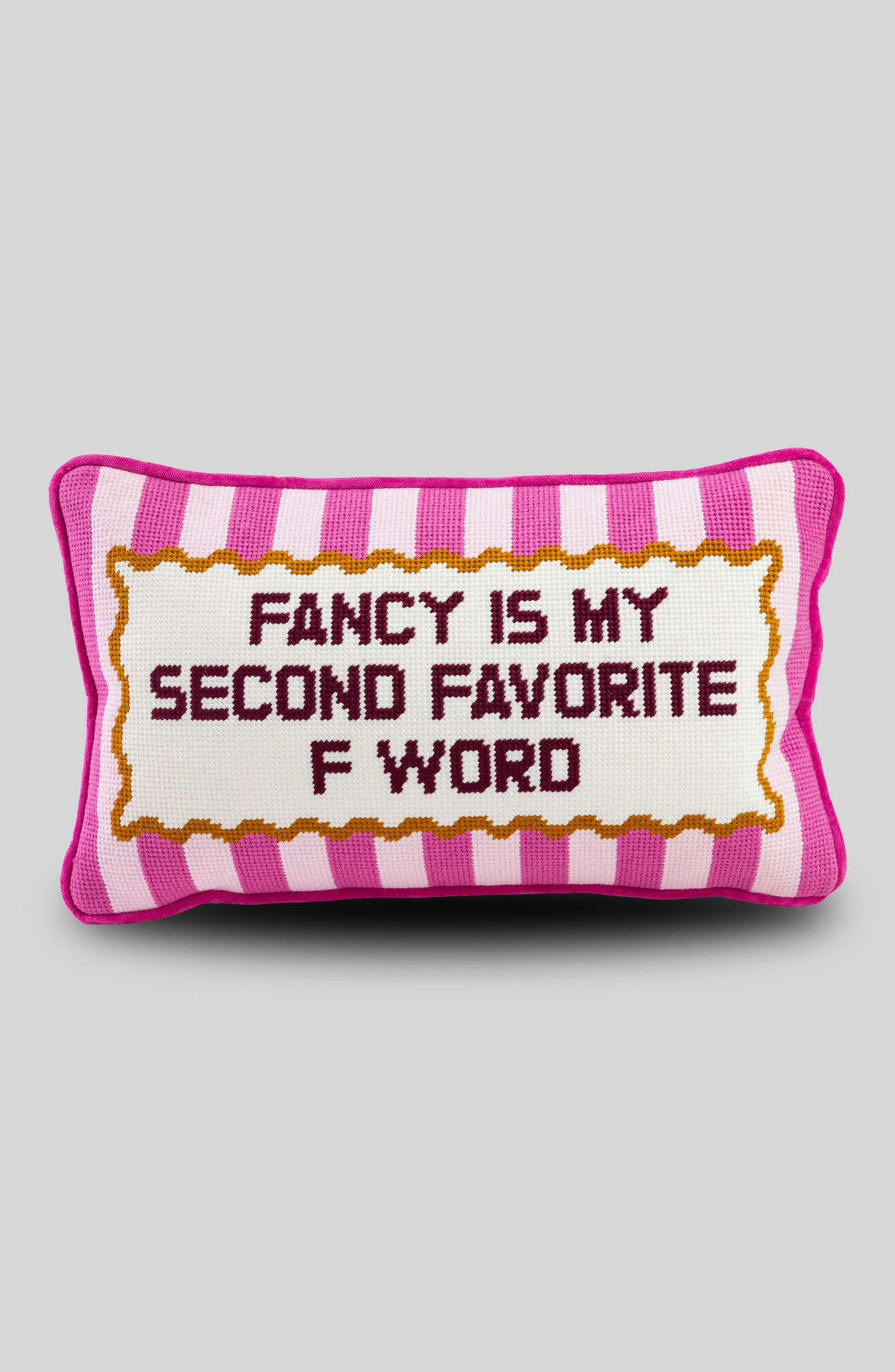 Furbish Needlepoint Pillow - Fancy, Small/Medium