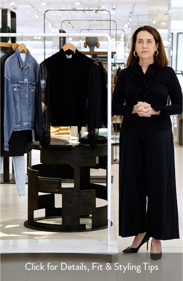 Liv Mesh Sleeve Jersey Top, sales video thumbnail