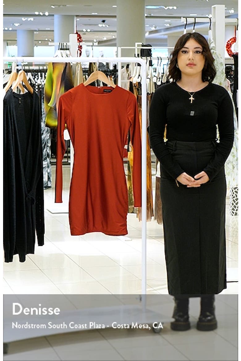 Long Sleeve Body-Con Minidress video