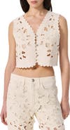 rag & bone Coralie Floral Cutout Vest
