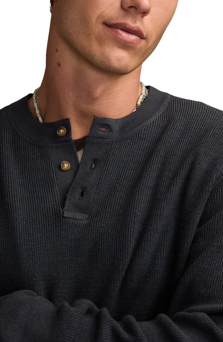 Lucky Brand Henley Sweater, Alternate, color, Cadet Navy