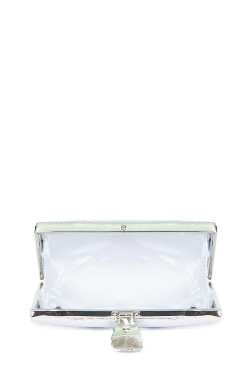 Lauren Lorraine Dori Clutch In Silver