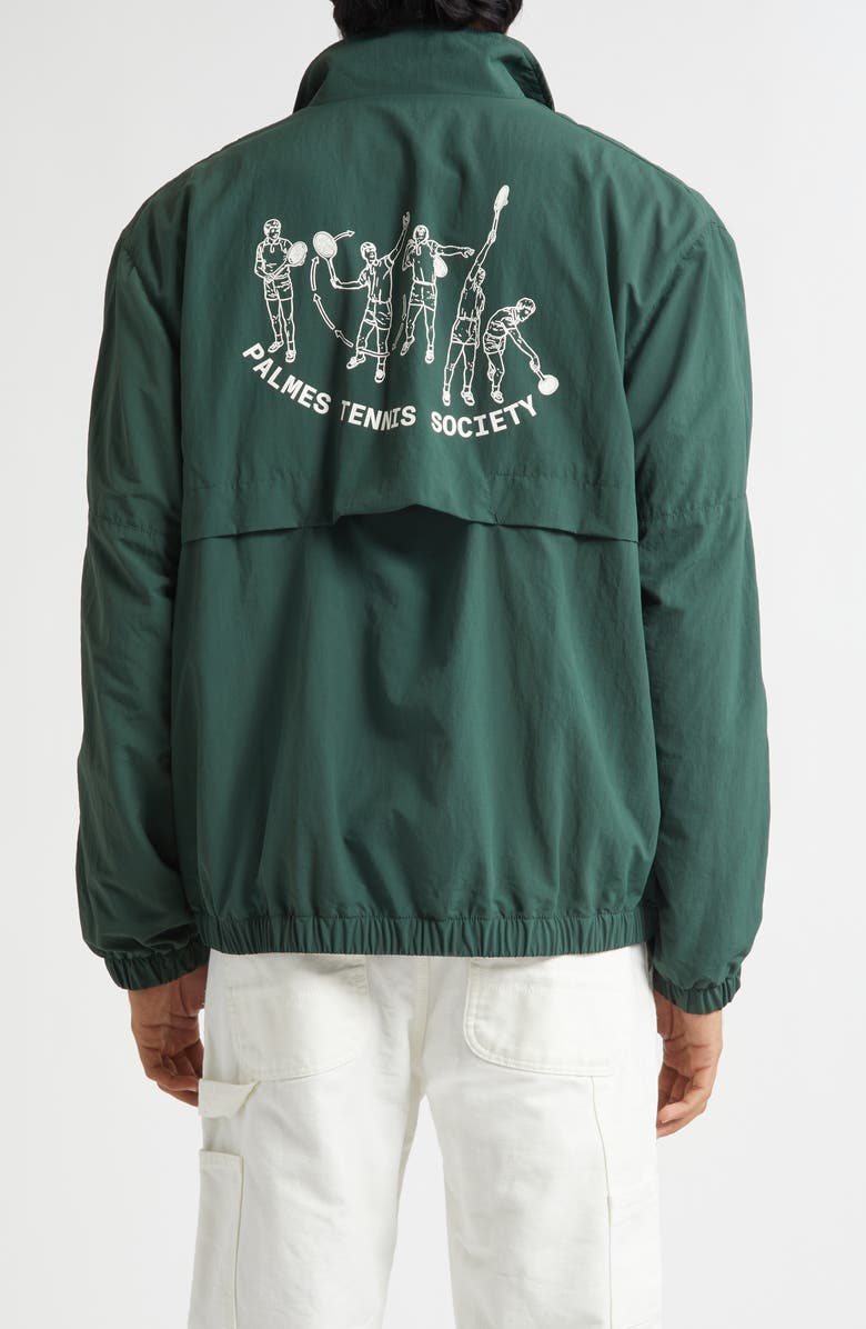 PALMES Practice Recycled Nylon Track Jacket, Alternate, color, Dark Green