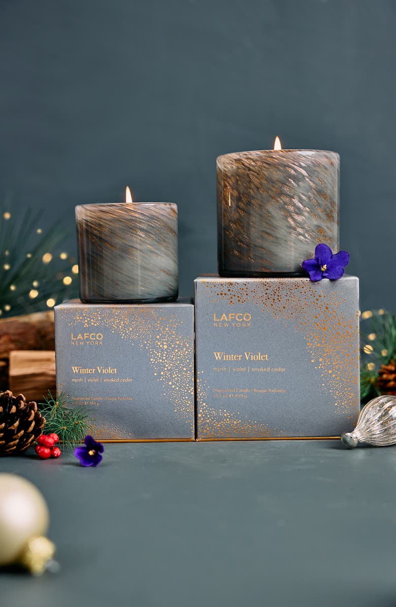 Lafco Winter Violet Signature Candle, Alternate, color, Grey