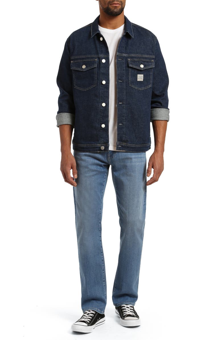 Mavi Jeans Zach Straight Leg Jeans, Alternate, color, Lt Brushed Organic Move