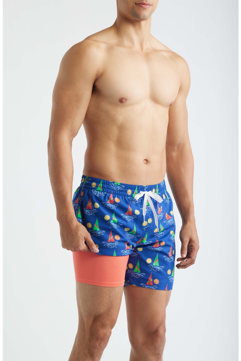 Come Sail Away 5.5-Inch Swim Trunks, Alternate, color, BRIGHT BLUE