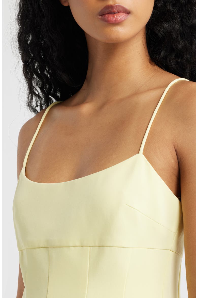 Babydoll Minidress, Alternate, color, YELLOW
