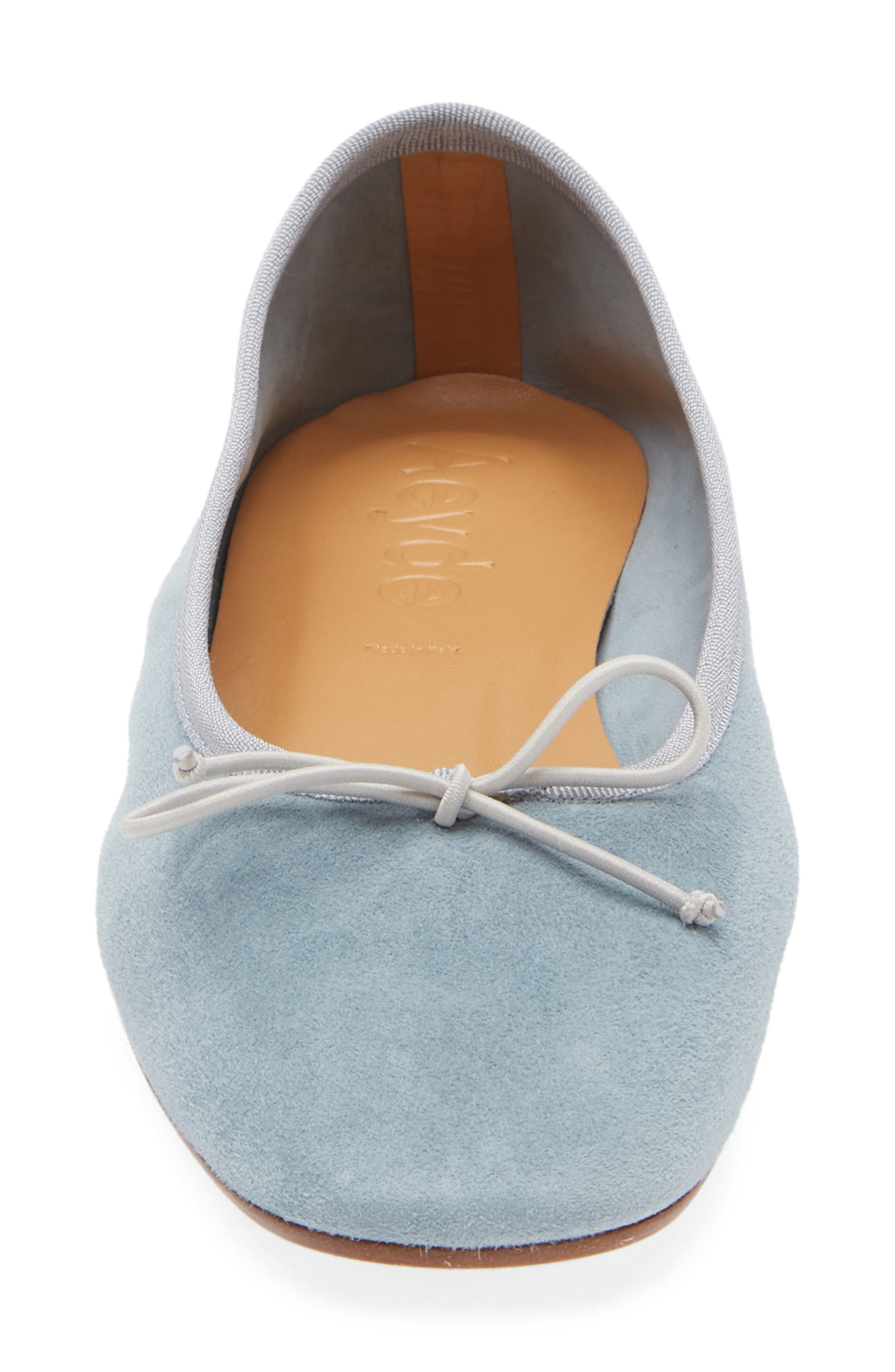 aeyde Tiby Ballet Flat, Alternate, color, Glass