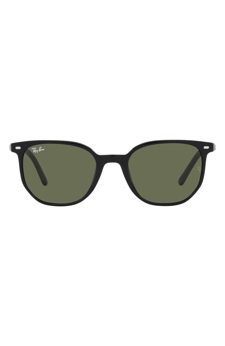 Ray-Ban Elliot 54mm Gradient Square Sunglasses, Main, color, Black