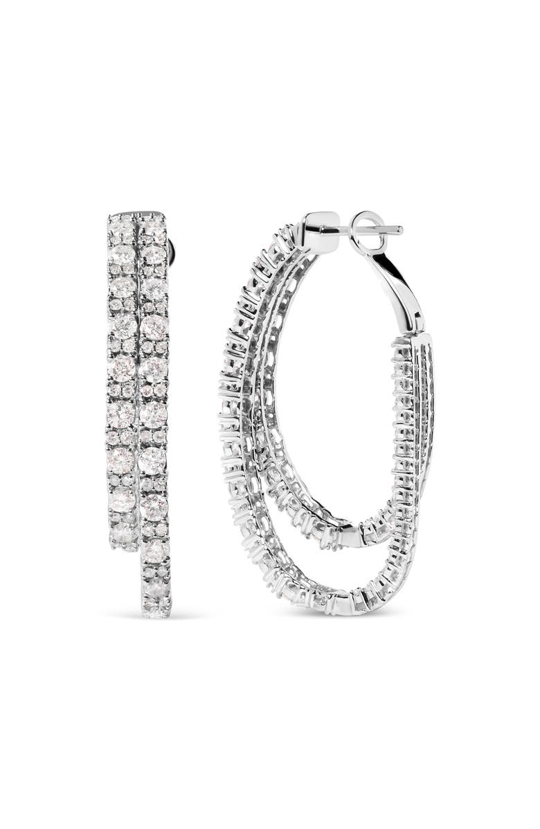 Haus of Brilliance 14K Yellow Gold 1/2ct. TDW Round Diamond Earring, Alternate, color, White