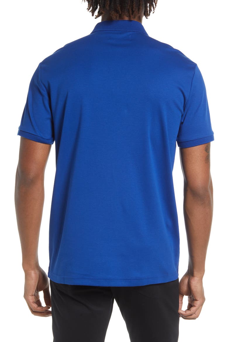 Bowling Stripe Polo, Alternate, color, CERULEAN