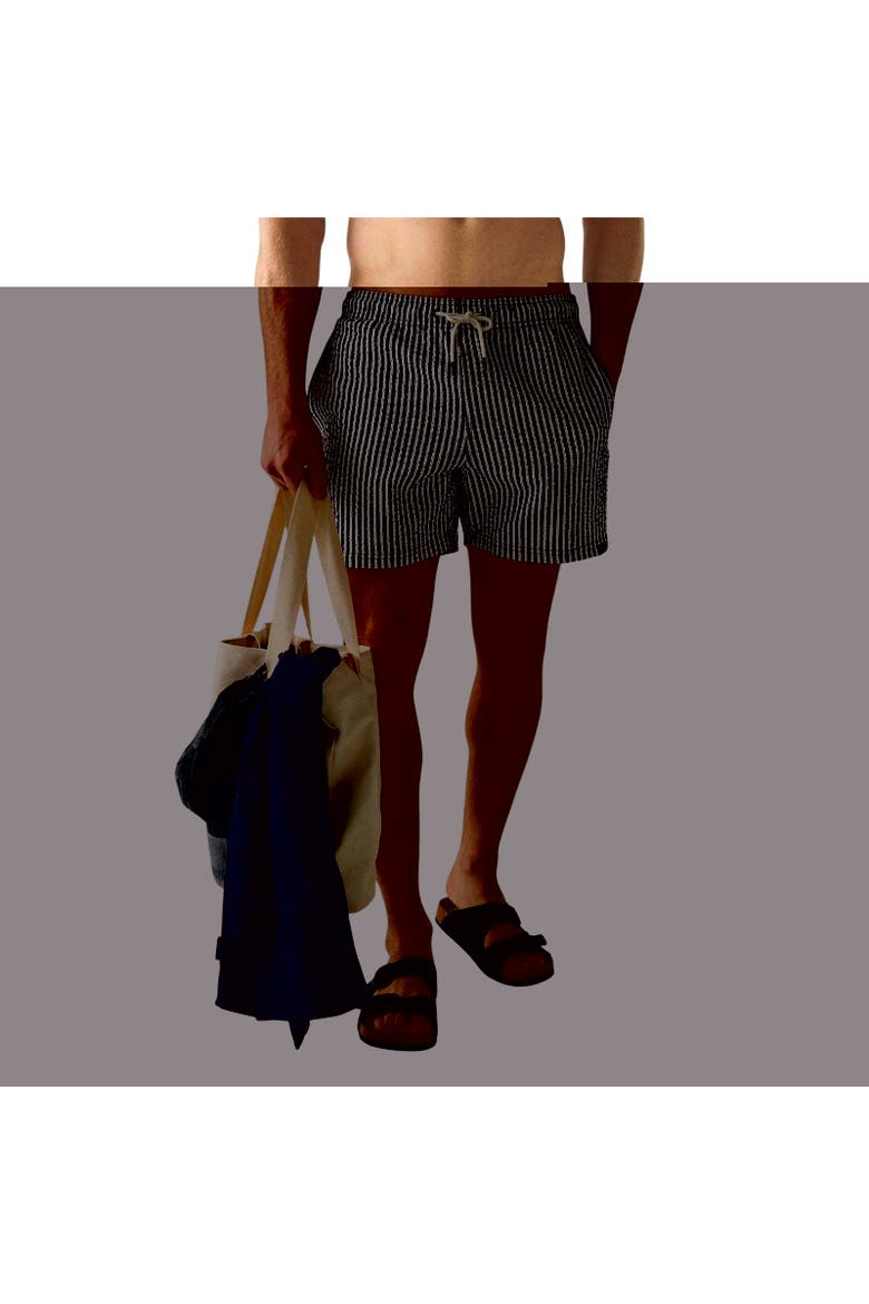 Great Outdoors Swim Shorts, Main, color, Navy