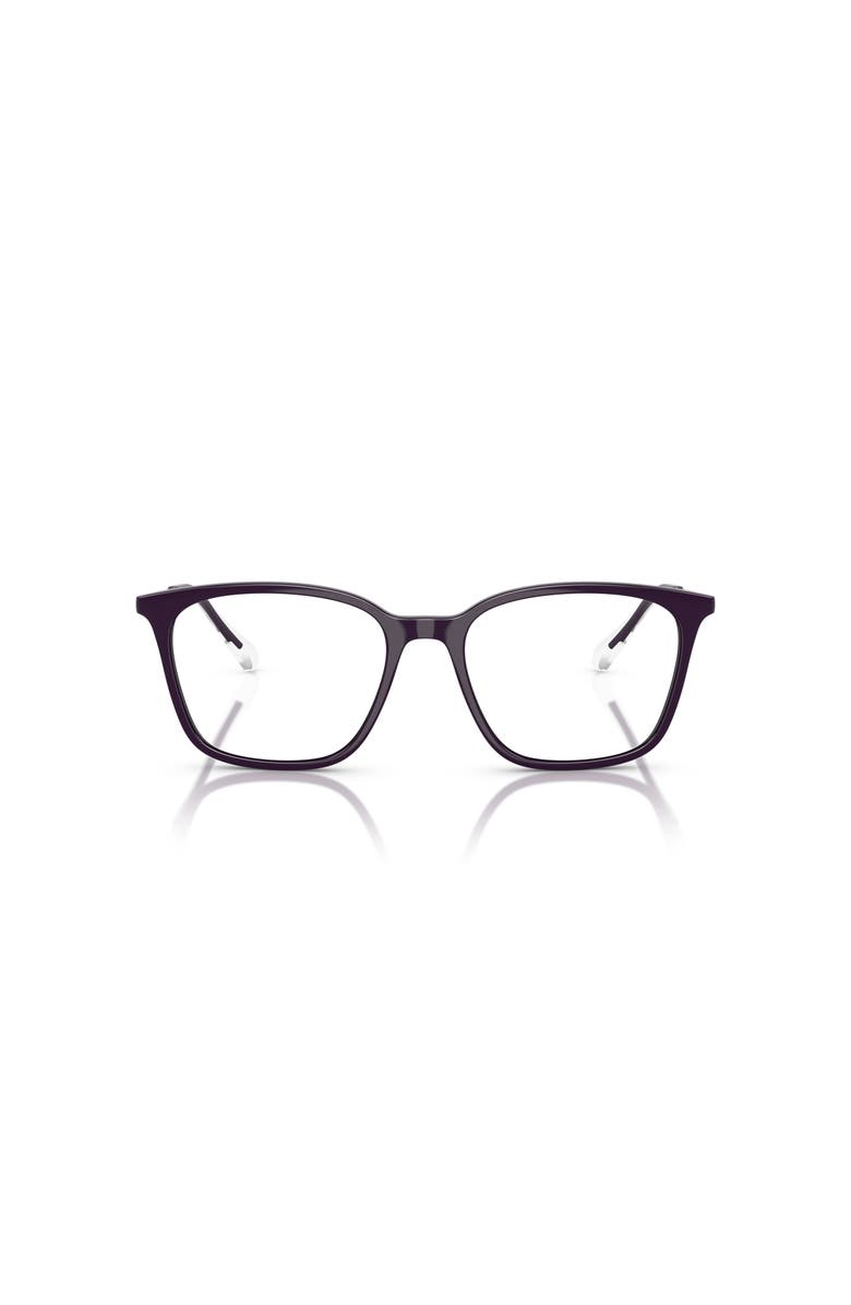 Armani Exchange 53mm Butterfly optical glasses, Alternate, color, Violet