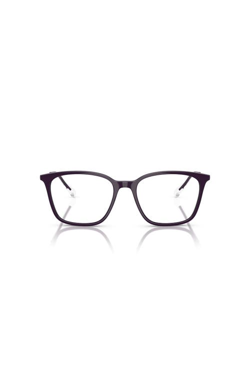 Armani Exchange 53mm Butterfly Optical Glasses In Black