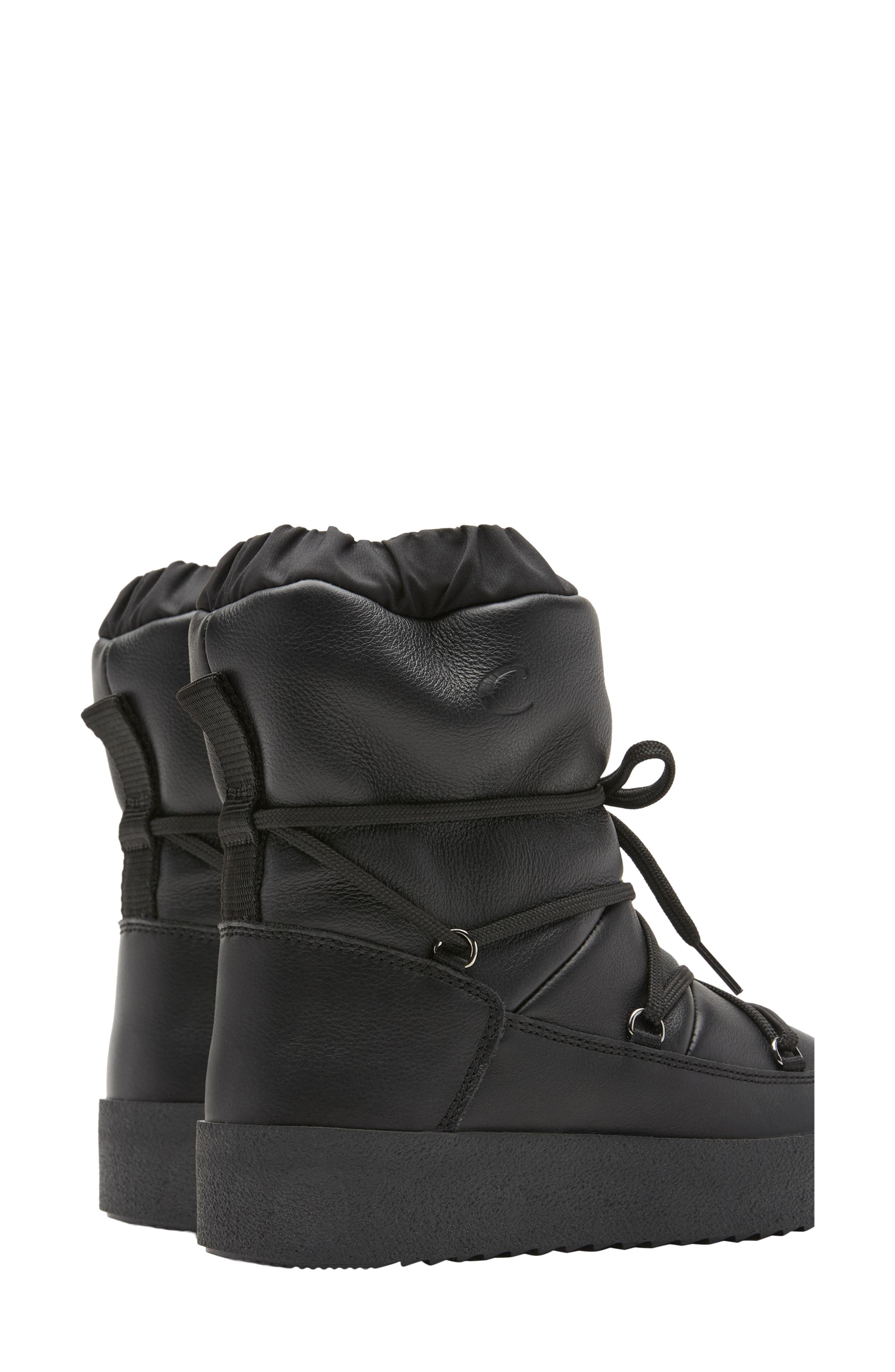 Extreme Leather Winter Boot, Alternate, color, BLACK LEATHER