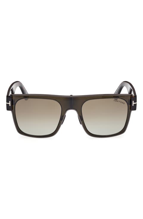 Edwin 54mm Square Sunglasses