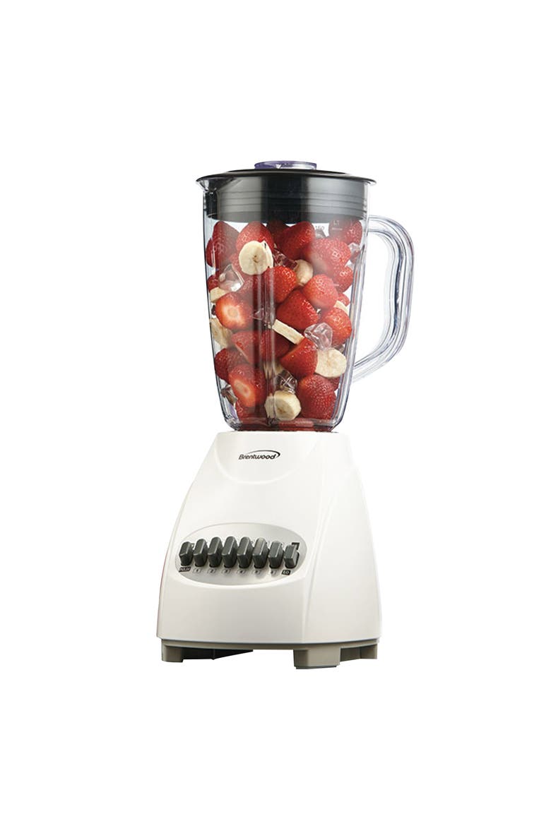12 Speed Blender with Plastic Jar, Main, color, White