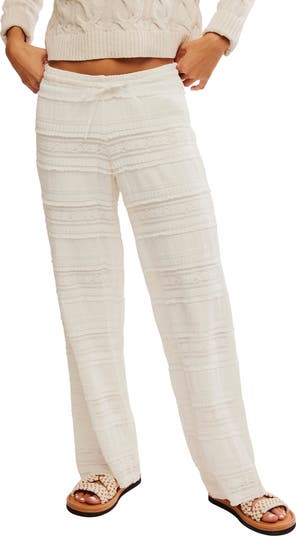 Free People Aiden Drawstring Lace Pants | Nordstrom