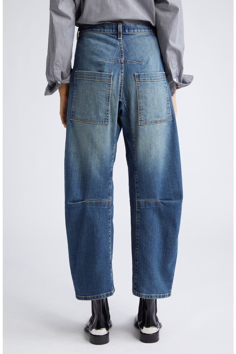 Shon Barrel Jeans, Alternate, color, CLASSIC WASH