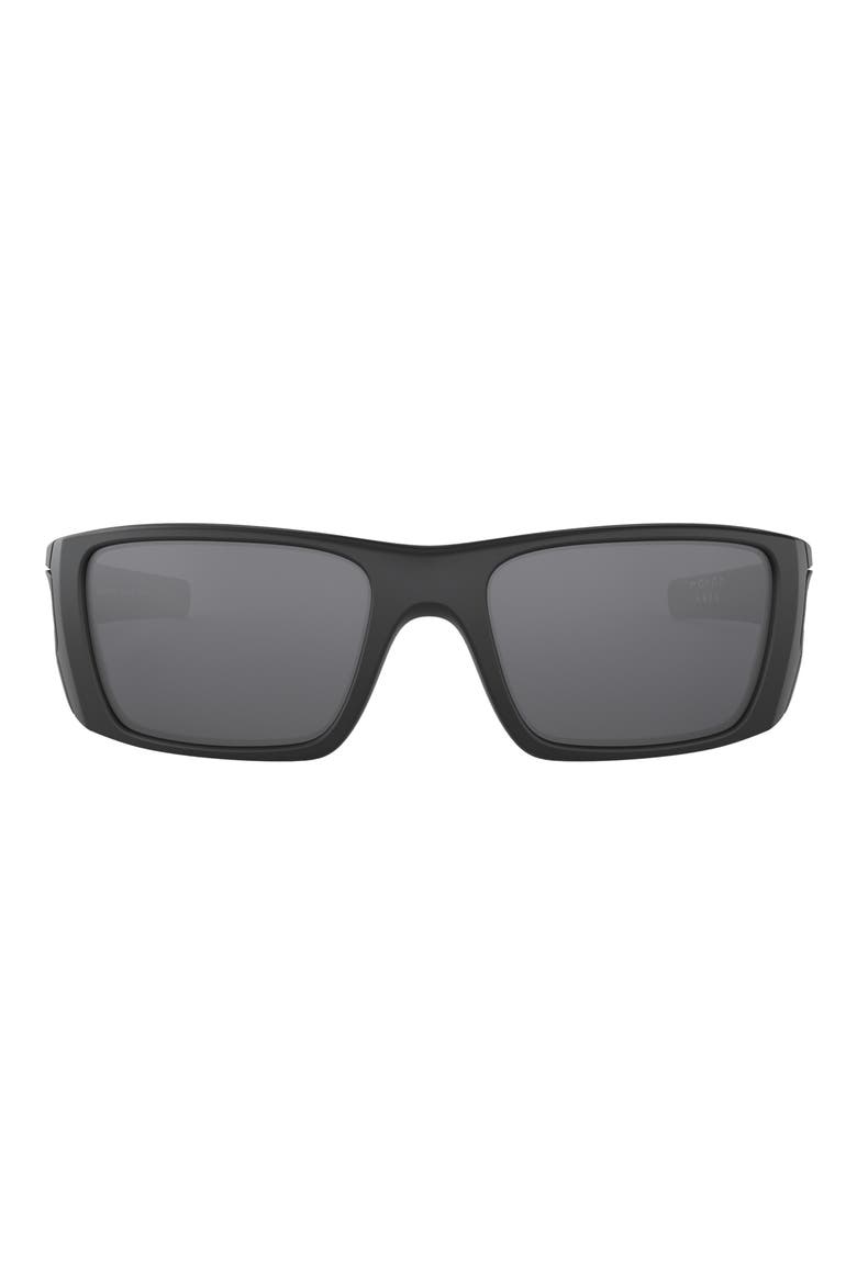 Fuel Cell 60mm Rectangular Sunglasses, Main, color, BLACK