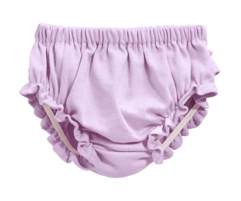 Baby Girls Soft 100% Cotton Ruffle Diaper Cover (Baby)