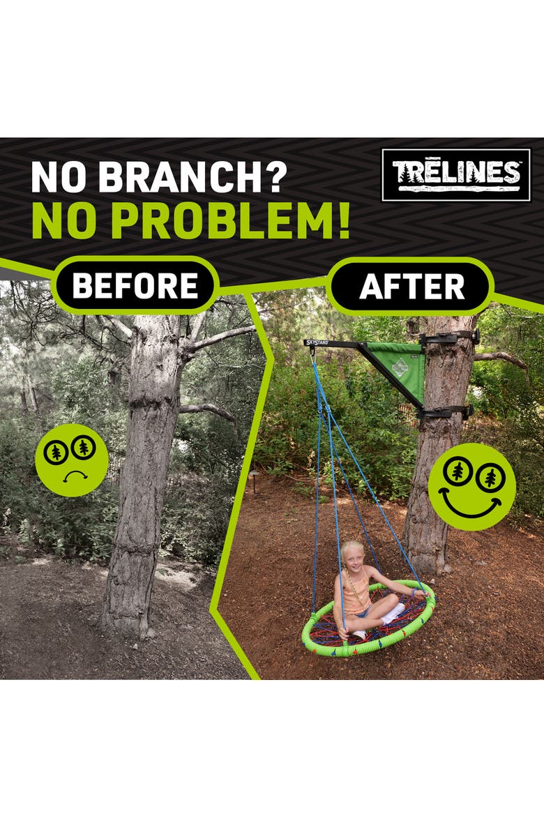SkyStand Swing Support, Outdoor Swing Accessory, Supports 500lb, Alternate, color, Multicolored