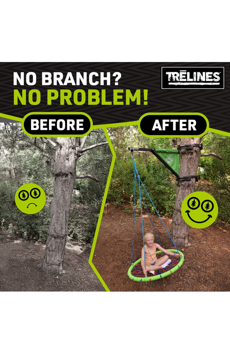 Trelines SkyStand Swing Support, Outdoor Swing Accessory, Supports 500lb, Alternate, color, Multicolored