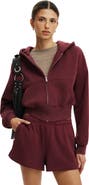 Cotton On Women's Oversized Zip Through Hoodie