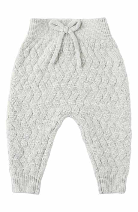 Kids' Basket Weave Sweater Knit Pants