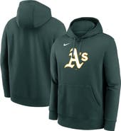 Nike Men's Nike Green Athletics Logo Club Fleece Pullover Hoodie