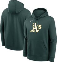 Nike Men's Nike Green Athletics Logo Club Fleece Pullover Hoodie