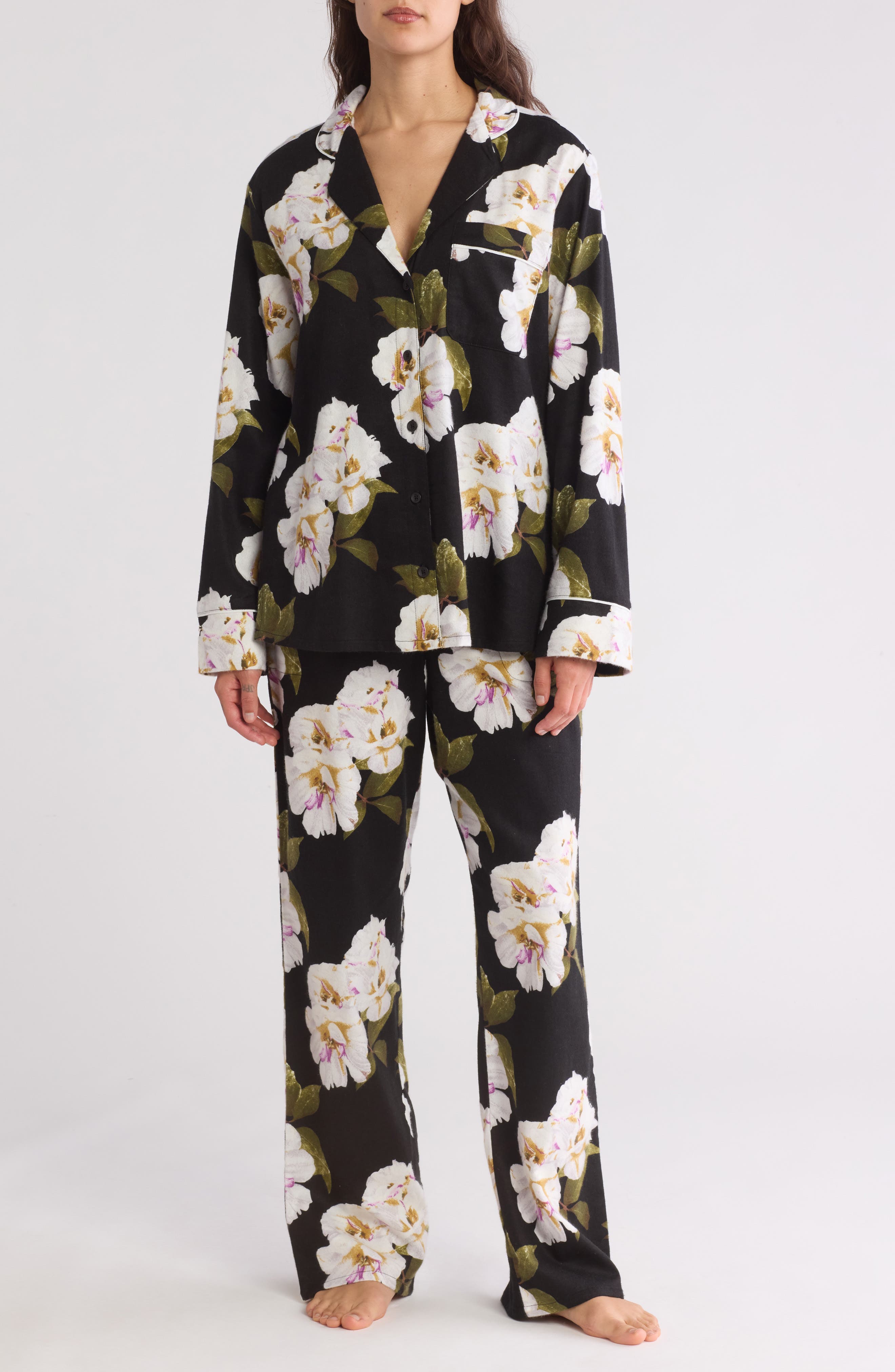 Ted Baker London Flannel Long Pajamas