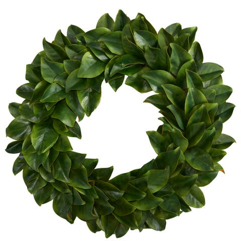 30-in Magnolia Artificial Wreath