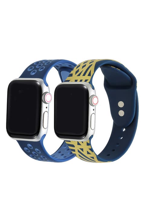 Assorted 2-Pack Silicone Apple Watch® Watchbands