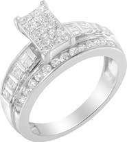 Haus of Brilliance 10KT White Gold 1.0 Cttw Diamond Composite Ring