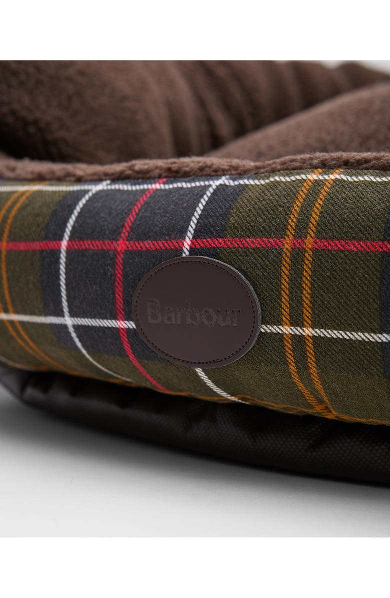 Barbour Tartan Snuggle 30" Dog Bed, Alternate, color, Classic Tartan