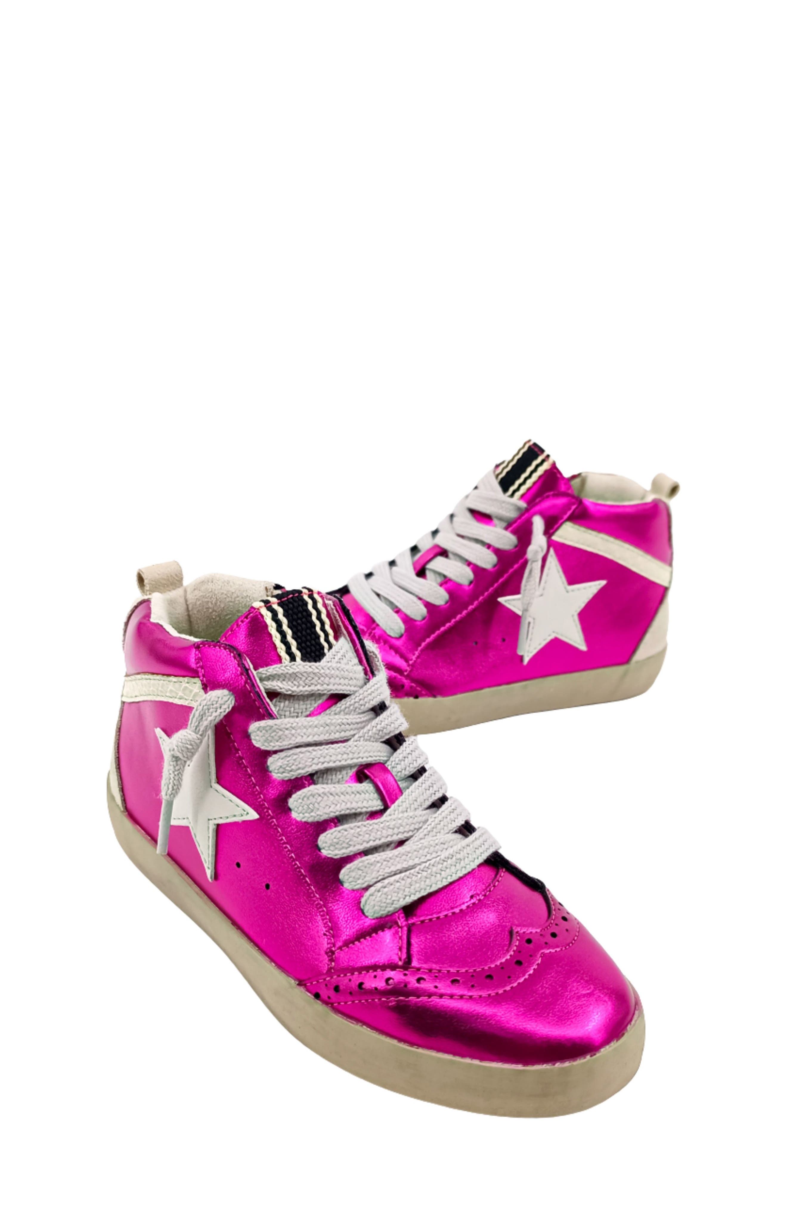 Kids' Paulina Sneaker, Alternate, color, BRIGHT PINK