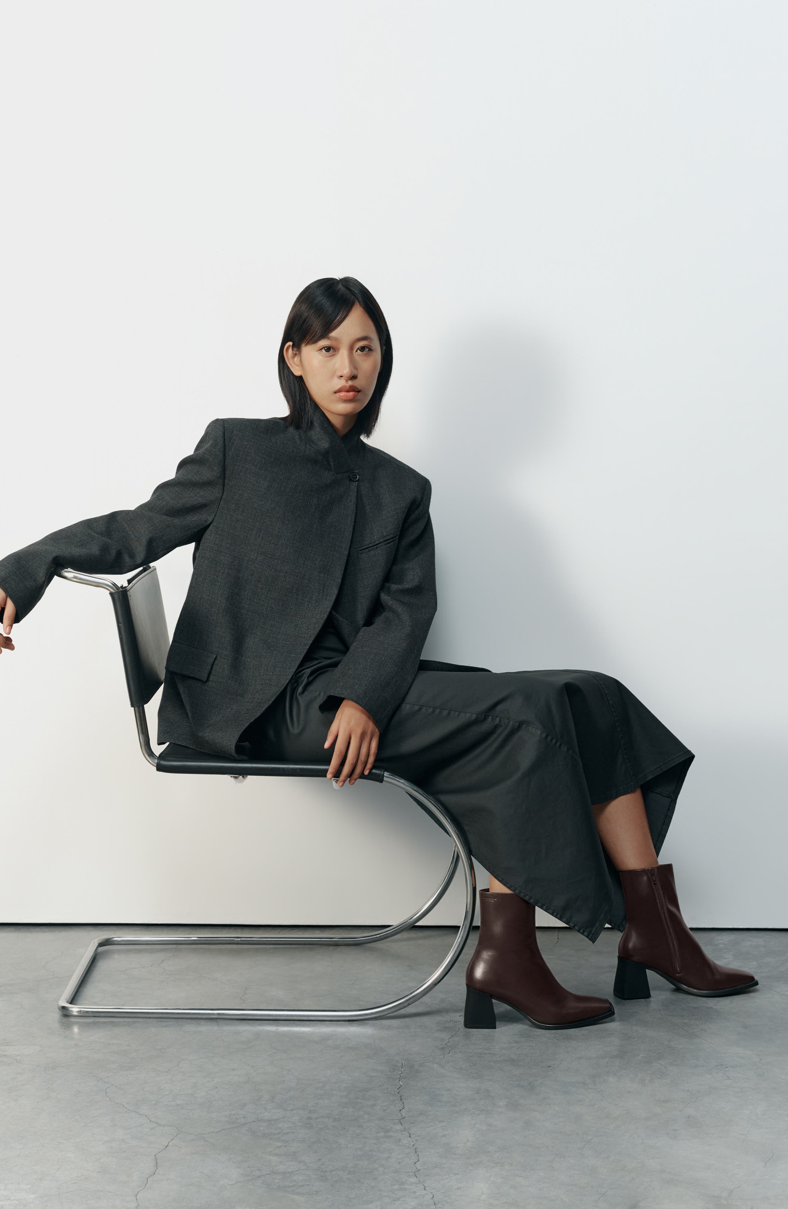 Hedda Bootie, Alternate, color, CHOCOLATE BROWN