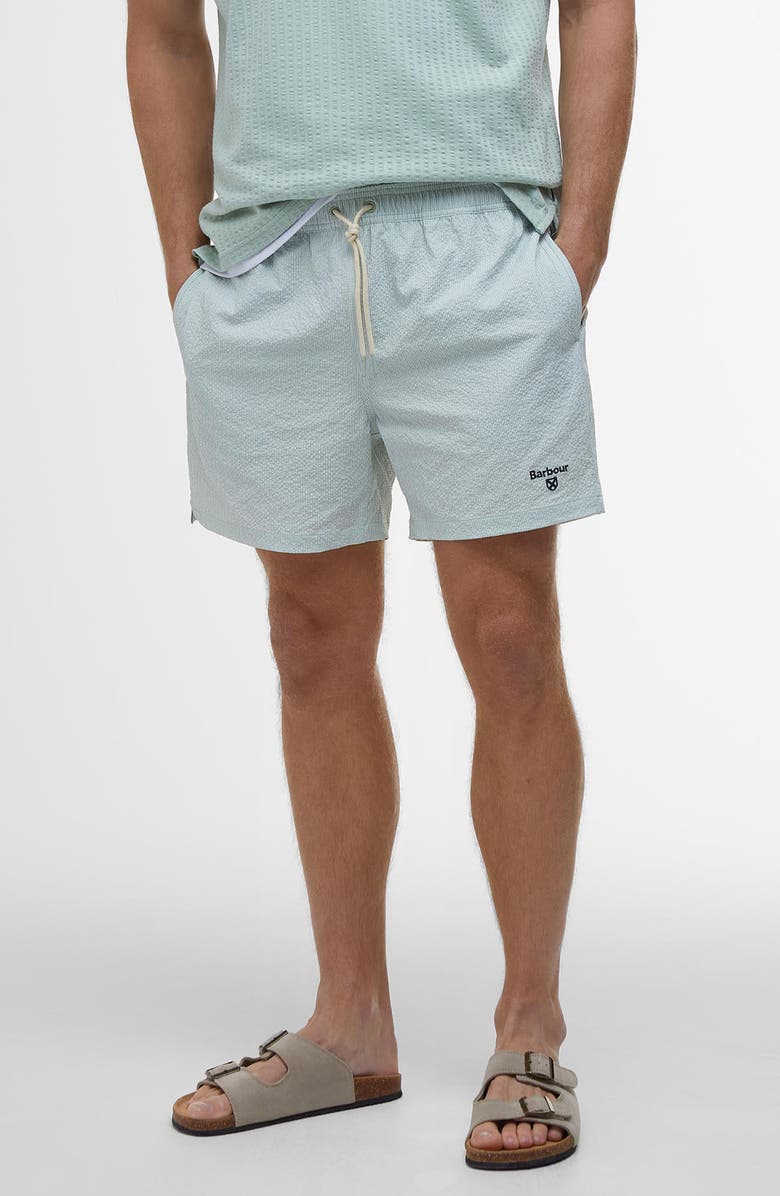 Barbour Somerset Swim Trunks, Main, color, Pale Apple Green