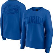 FANATICS Women's Fanatics Royal Florida Gators Supersoft Flow Fleece Pullover Sweatshirt