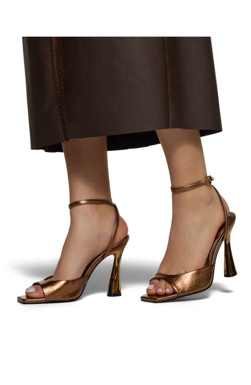 Aldo Valentyna Ankle Strap Sandal In Gold